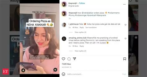 neha kakkar: Insta influencer orders pizza using Neha Kakkar's singing ...