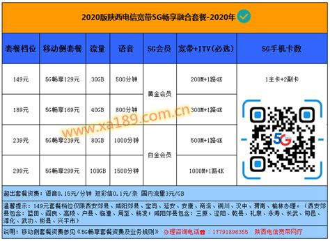 陕西省西安电信宽带套餐价格表2020年新版