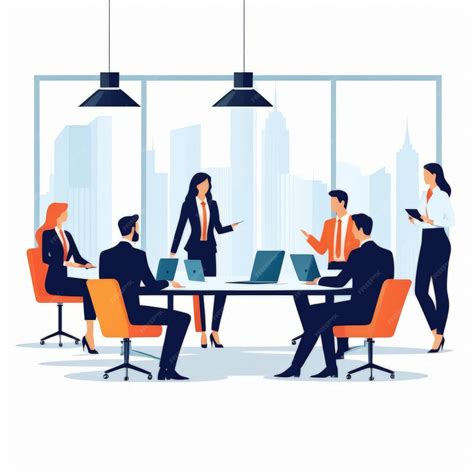 Business Meeting Vector 的图像结果