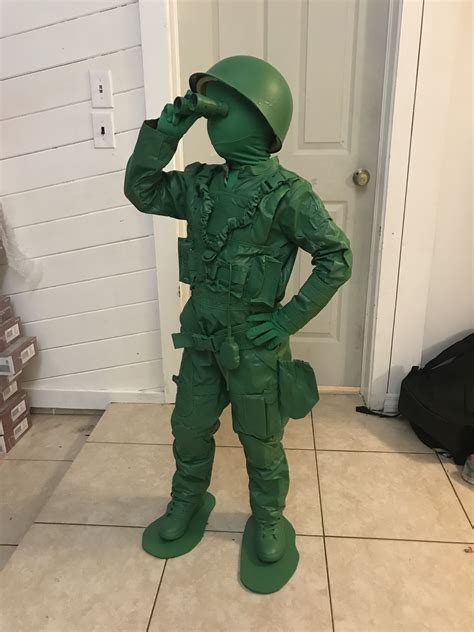 Green Army Guy in 2025 | Boys halloween costumes diy, Homemade ...