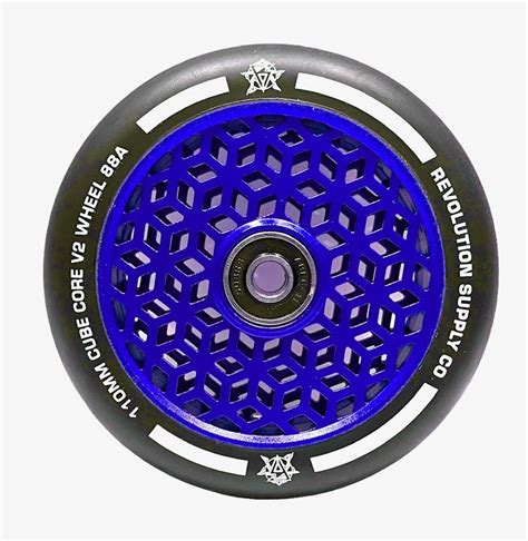 Revolution Cubed Core Ultralite 110mm Stunt Scooter Wheel - Blue ...