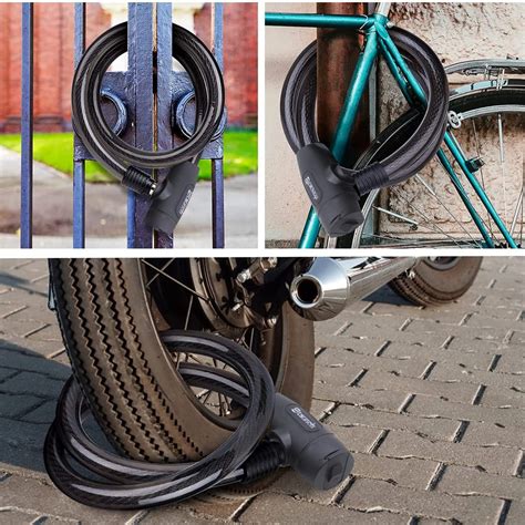 AllExtreme ‎EXCLB01 Cable Bike Lock Anti-Theft Luggage Heavy Duty ...