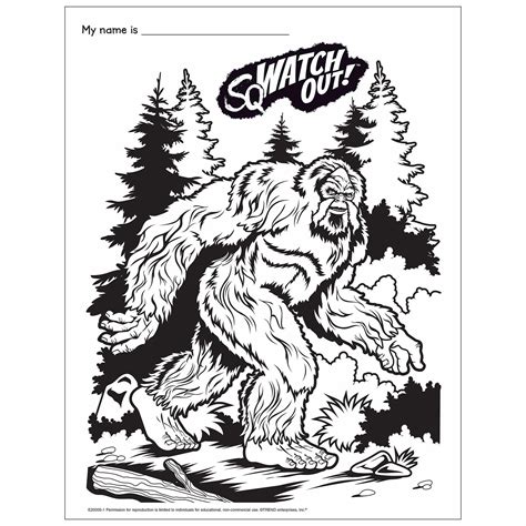 Printable Bigfoot Coloring Pages - LawrenceaxPollard
