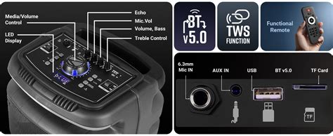 ZEBRONICS 160W Party DJ Speaker, 8h Playback, Wireless UHF Mic, Karaoke ...