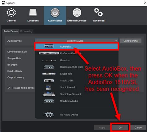 Image result for Studio One AudioBox Setup