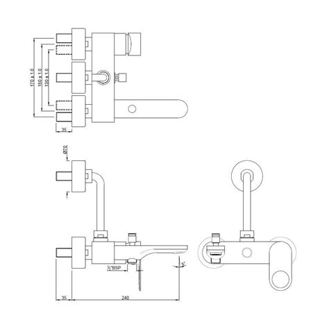 Jaquar Ornamix Prime 3-in-1 Single Lever Wall Mixer with Hand ...