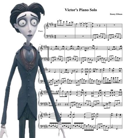 Image result for Corpse Bride Piano Solo