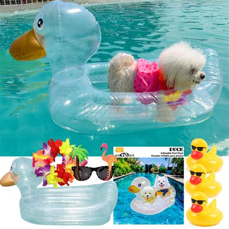 Dog Pool Float, Funny 6-in-1 Inflatable Dog Floats for Pool, Dog Raft ...