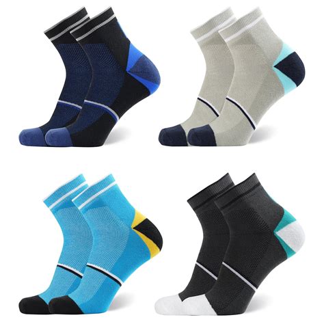 ANCHOR Sports Socks for Men, Full Terry/Towel Cushioning Ankle Length ...