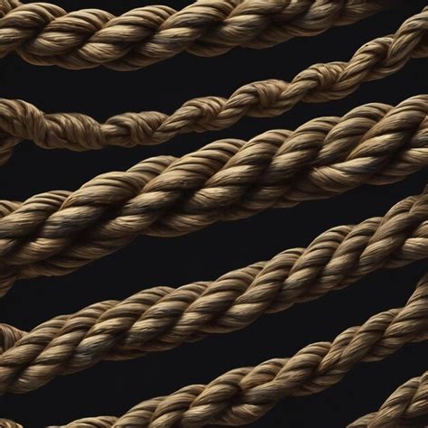 Fundo preto com corda | imagem Premium gerada com IA