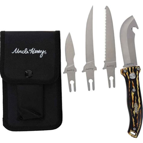 Uncle Henry Interchangeable 4-Blade Combo Knife | Sportsman's Warehouse