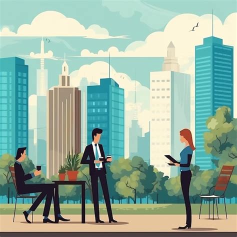 Cartoon Pictures of Business Centers 的图像结果