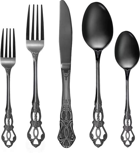 NELOTIE Silverware Set, 20-Piece Stainless Steel Cutlery India | Ubuy