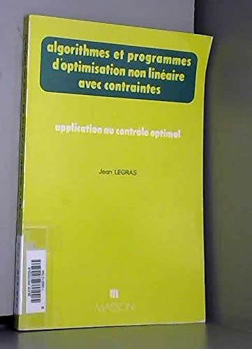 Amazon.in: Buy Algorithmes et programmes d'optimisation non linéaire ...