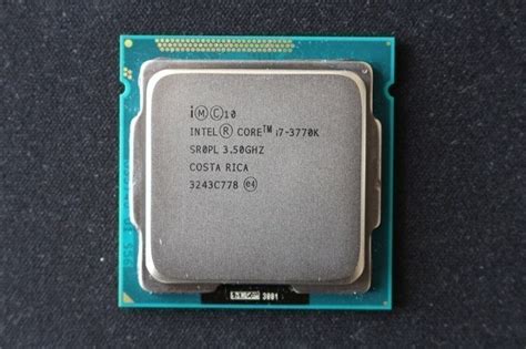 Intel Core i7 3770 Ivy Bridge Sockel LGA1155 CPU 3,40 GHz Quad Core ...