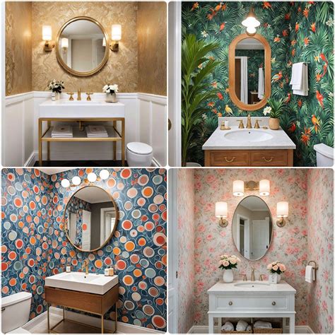 25 Powder Room Wallpaper Ideas for A Luxurious Look