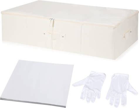 Amazon.com: Glenmal Wedding Dress Preservation Box Kit Dress Storage Box with 1 Microfiber ...