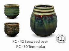 amaco pottery amaco potter s choice layered glazes pc 30 temmoku and pc amaco pottery amaco potter s choice layered glazes pc 30 temmoku and pc