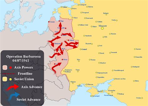 Operation Barbarossa Map