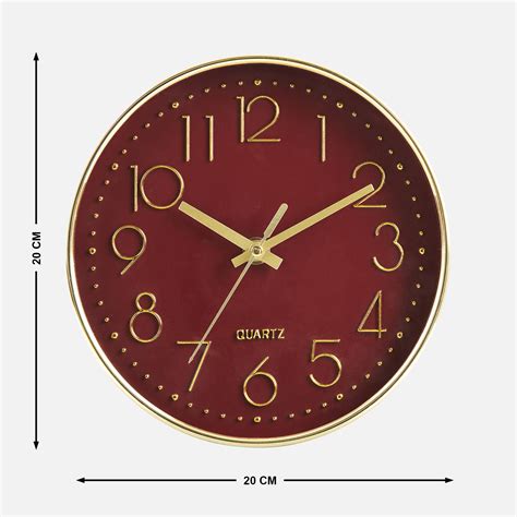 Buy Missle Shine Wall Clock - 20cm from Home Centre at just INR 299.0