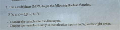 Image result for Neso Implementation of Boolean Using Mux