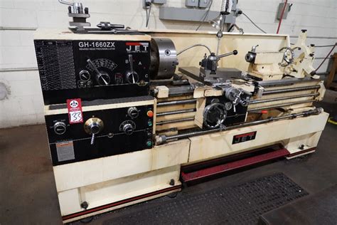 Jet GH-1660ZX 16" x 60" Large 3-1/8" Spindle Bore Lathe 16" Swing, 60 ...
