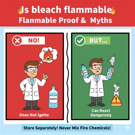 Is Bleach Flammable? Tips for Handling Bleach Safely - Fire Emergency Tips