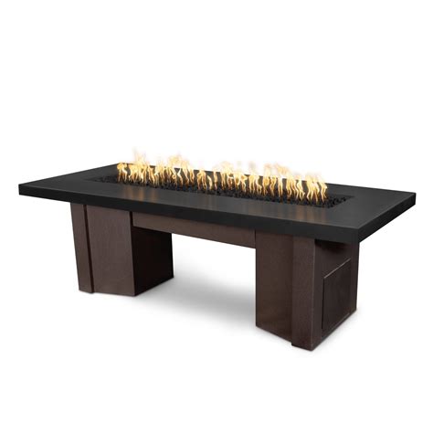 Alameda Fire Table - 72" - Concrete Top - Outdoor Fire Table | The ...