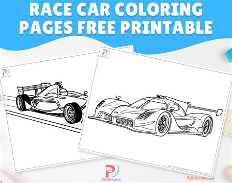 Free Printable Race Car Coloring Pages