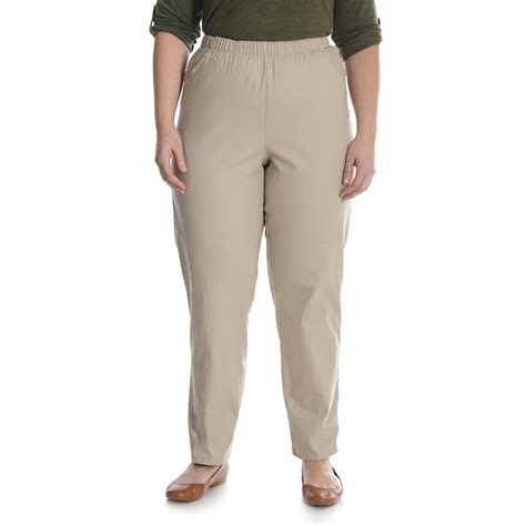 Chic Women's Plus Stretch Twill Pull On Pant - Walmart.com