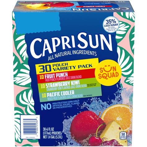 Capri Sun Nutrition Facts Pacific Cooler - Home Alqu