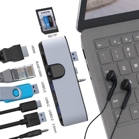 Amazon.com: Surface Laptop 5/4/3 Hub Docking Station, Surface Laptop ...