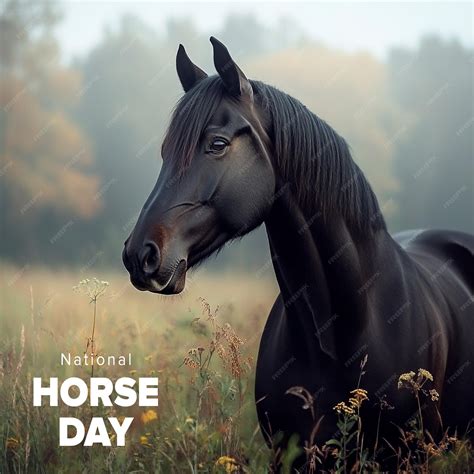 National Horse Day PSD Banner Design Template for Social Media ...
