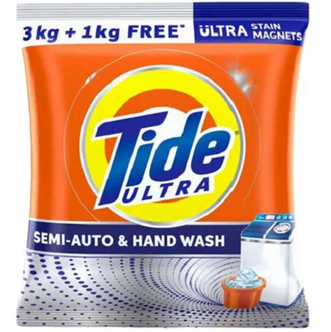 TIDE SEMI AUTO HAND WASH DETERGENT 3+1KG – redrosemart.com