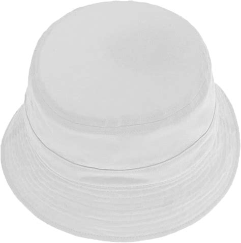 CoCopeaunts White Bucket Hats for Men Foldable Fisherman Hat Cotton ...