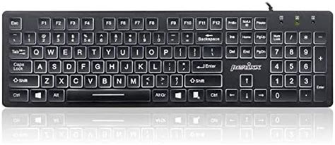 Amazon.in: Buy Perixx PERIBOARD-317 Large-Print Backlit USB Keyboard ...