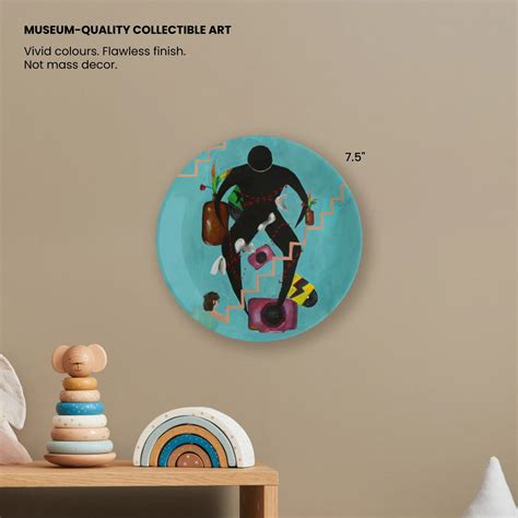 Layers of Being | Young Artist Decor Plate | 7.5" – The Plated Project