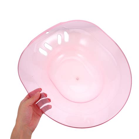Zcyifa sitz bath soak Household Elderly Sitz Bath Basin Haemorrhoid Treatment Care Basin Plastic ...