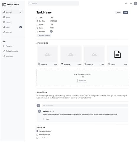 Image result for Task Management API Wireframes