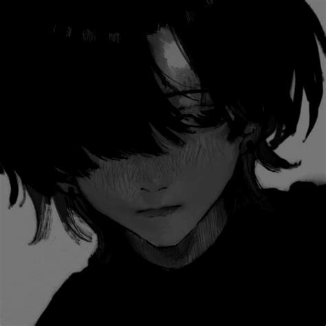 Download Emo Boy Dark Aesthetic Anime Pfp Wallpaper | Wallpapers.com