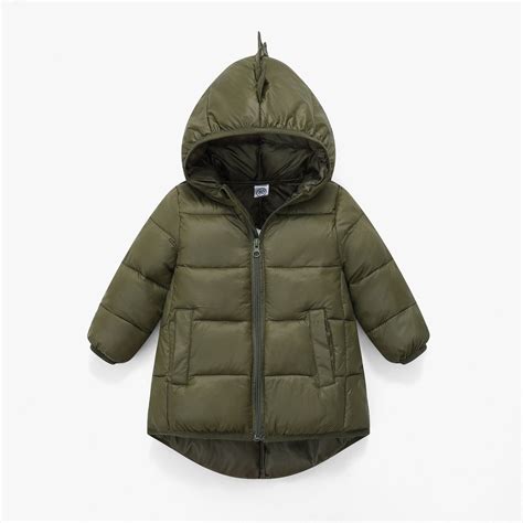 Delliss Girls' Down Jacket Lightweight Stylish Coat Army Green 8 Years ...