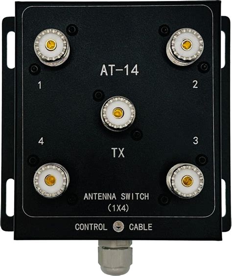 Amazon.com: AT-14 Heavy-Duty 4-Way Coaxial Remote Antenna Switch Kit ...