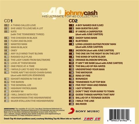 bol.com | Top 40 - Johnny Cash, Johnny Cash | CD (album) | Muziek