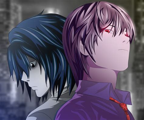 Light Yagami, Death Note, L (Death Note), Anime, 1080P, Kira (Death Note) HD Wallpaper