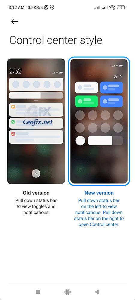 Image result for Android Control Center