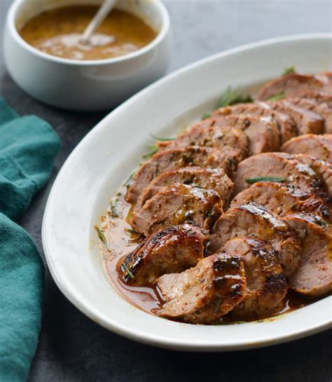 Mustard-Glazed Pork Tenderloin - Once Upon a Chef
