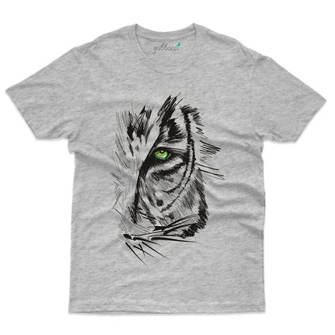 Green Eye Tiger T-Shirt -Kanha National Park Collection | Gubbacci