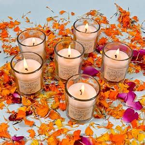 Luxe Vanilla Scented Glass Votive Candles for Home Decor | Smokeless ...