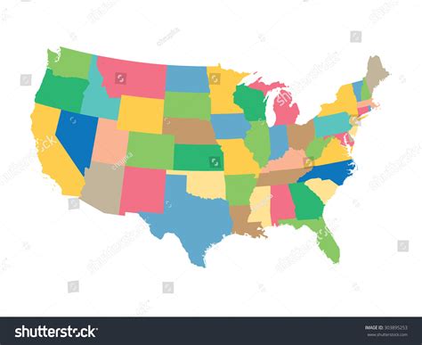 Us Map Colored 的图像结果