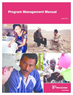 Fillable Online mercycorps Program Management Manual Fax Email Print ...